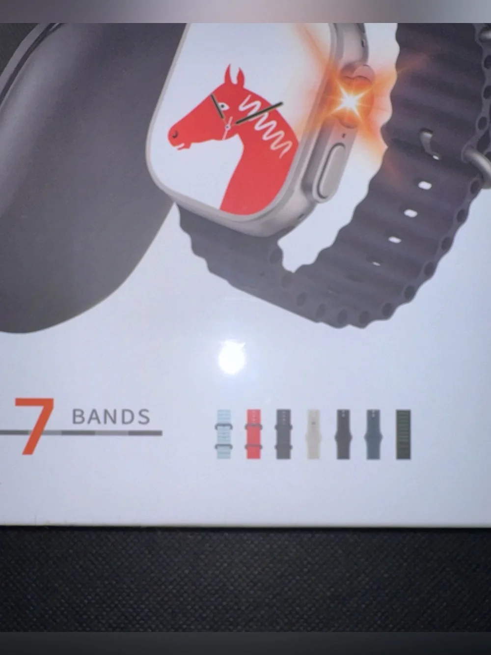 ULTRA 2-1 P9 Wireless Headphones & Smartwatch Bundle in White/Silver, New Sealed
